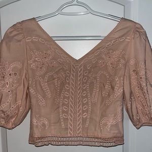 Light Pink XS Express Crop Top